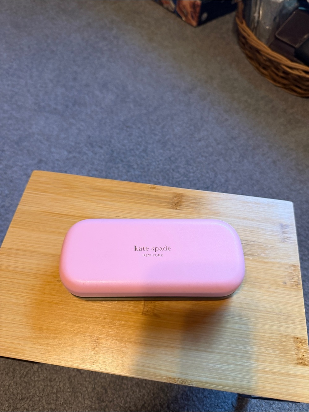 kate spade Light Pink Hard Shell Eyewear Case